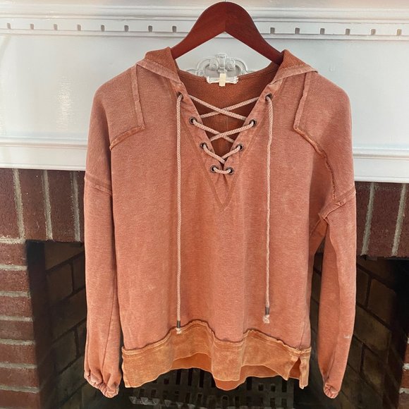 Buckle Pullover Hoodie Streetwear Cotton Casual Comfy Oversized XS - Picture 2 of 7